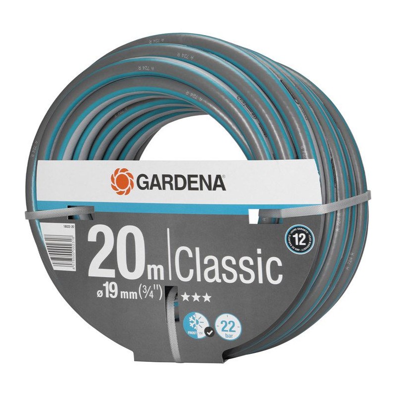 GARDENA Tuyau d'arrosage Classic – Longueur 20m – Ø19mm – Haute