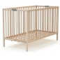 Lit bébé pliant - 60 x 120 cm - WEBABY - FLEX - Hetre brut