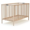 Lit bébé pliant - 60 x 120 cm - WEBABY - FLEX - Hetre brut
