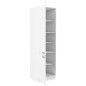 ATLAS Colonne de cuisine 2 portes - L 60 x P 58 x H 210 cm - Décor blanc