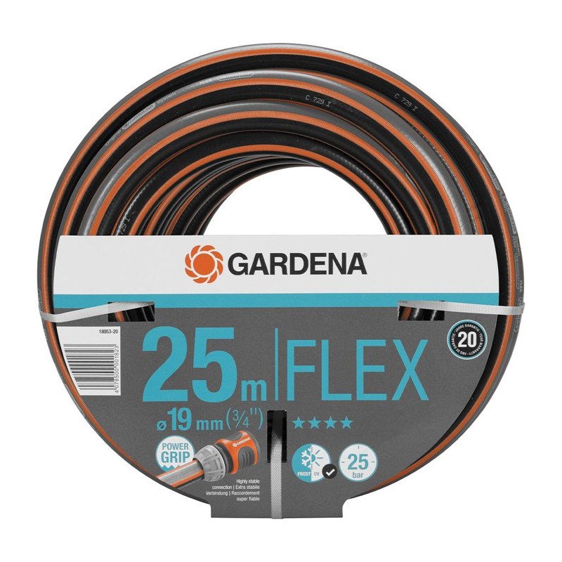 GARDENA Tuyau d'arrosage Comfort FLEX – Longueur 25m – Ø19mm –