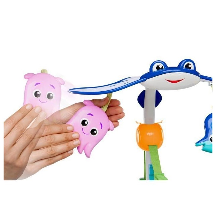 DISNEY BABY -NEMO- Aire d'éveil bébé multi-jouets, Cadeau Noel bébé, pivotant a 360° 13 jeux interactives Disney