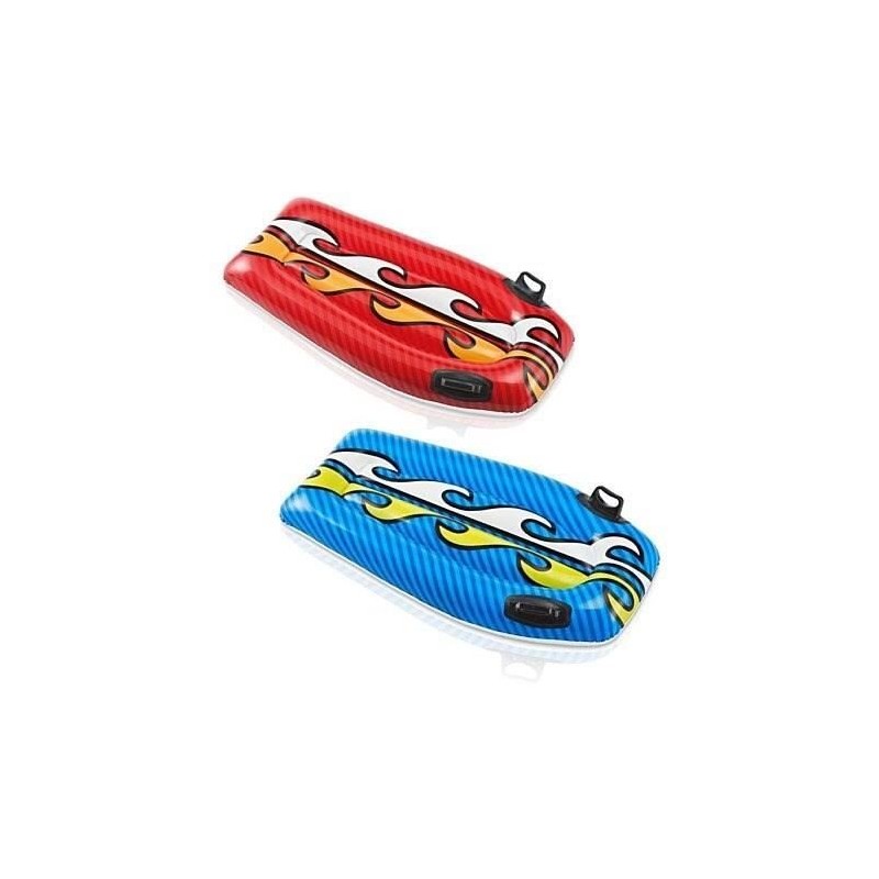 Bodyboard Gonflable Enfant - INTEX - 112x62 Cm - 2 Modeles Assortis -