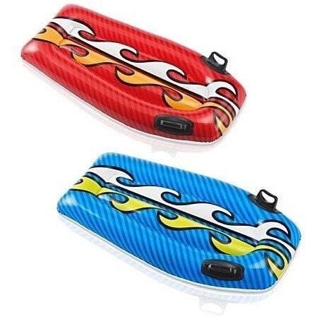 Bodyboard Gonflable Enfant - INTEX - 112x62 Cm - 2 Modeles Assortis -