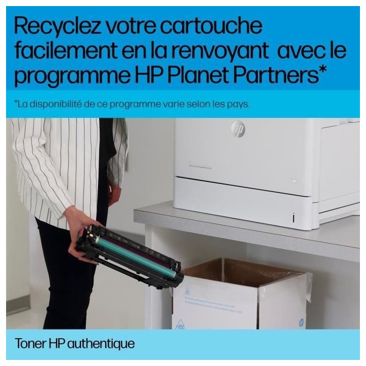 Cartouche de toner jaune HP 117A W2072A pour imprimantes Laser 150 et multifonctions Laser 178/179