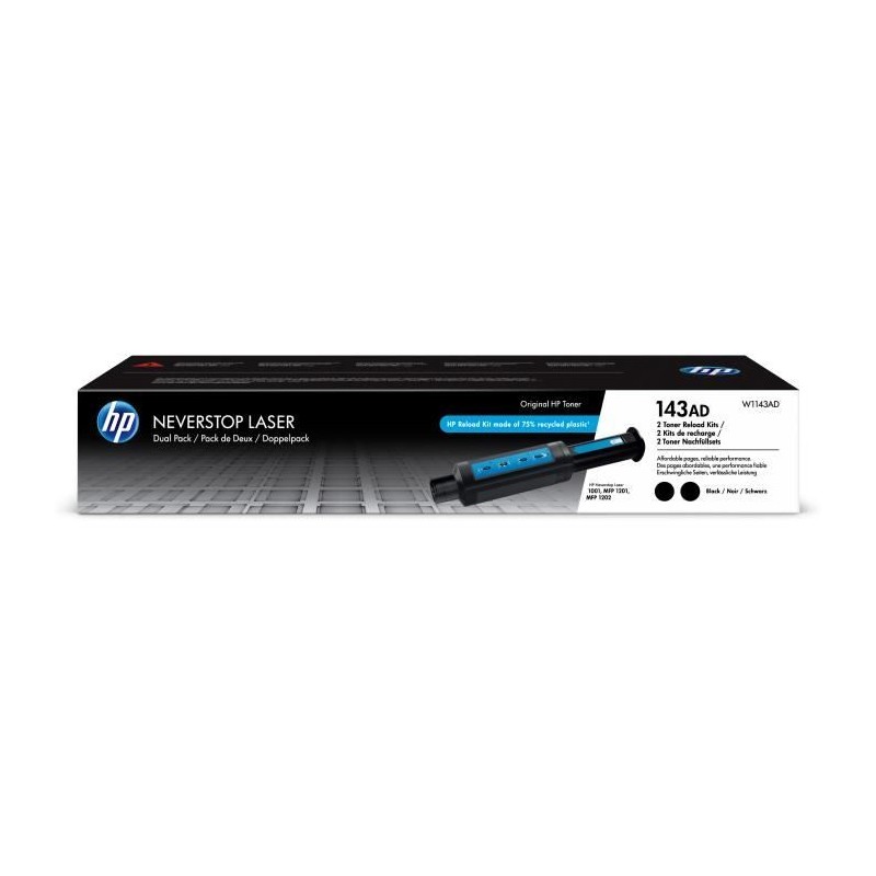Cartouche d'encre Hp TONER NEVERSTOP 143AD NOIR