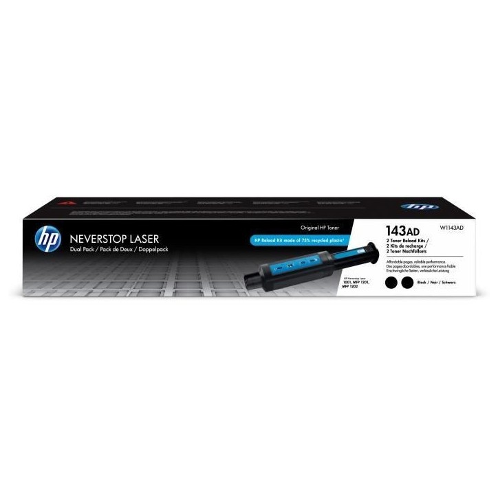 Cartouche d'encre Hp TONER NEVERSTOP 143AD NOIR Cartouche d'encre Hp TONER NEVERSTOP 143AD NOIR