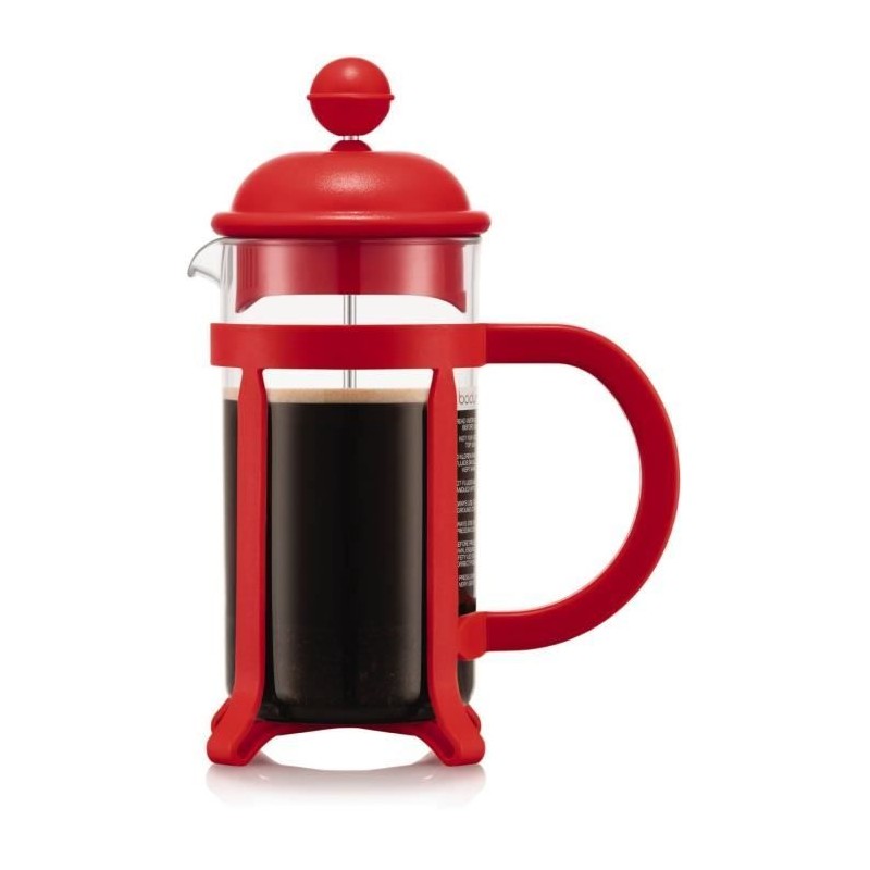 Cafetiere a piston - BODUM - Java - Monture et couvercle en plastique Cafetiere a piston - BODUM - Java - Monture et couvercle en plastique