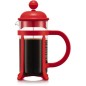 Cafetiere a piston - BODUM - Java - Monture et couvercle en plastique - 3 tasses - 0.35 l - Rouge Cafetiere a piston - BODUM - Java - Monture et couvercle en plastique - 3 tasses - 0.35 l - Rouge