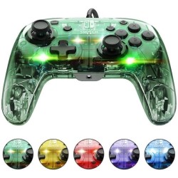 Manette filaire pour Nintendo Switch - PDP - Afterglow - Éclairage LE