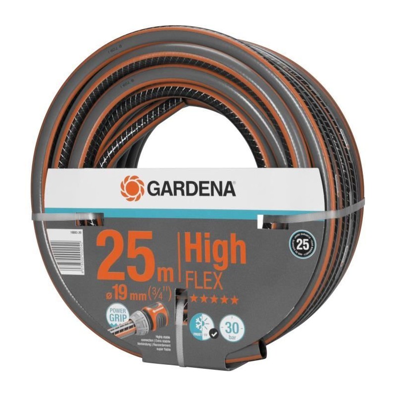 Tuyau d'arrosage GARDENA Comfort HighFLEX - Ø19mm - 25m - Anti-noeud