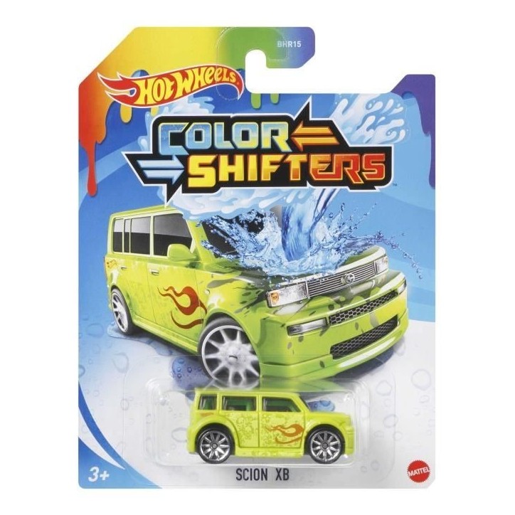HOT WHEELS Véhicule Color Shifter, modele aléatoire, Change de couleur avec l'eau - Petite Voiture - 3 ans et + - Hot Wheels