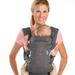 Porte bébé Flip ergonomique 4 en 1 gris - INFANTINO - Flip ergonomiq