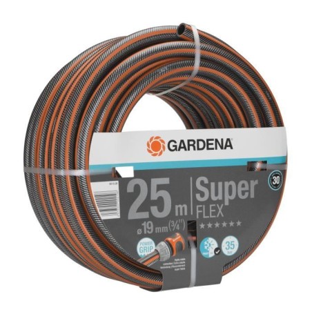 GARDENA Tuyau d'arrosage Premium SuperFLEX – Longueur 25m – Ø19mm – Anti noeud et indéformable – Garantie 30 ans (1811