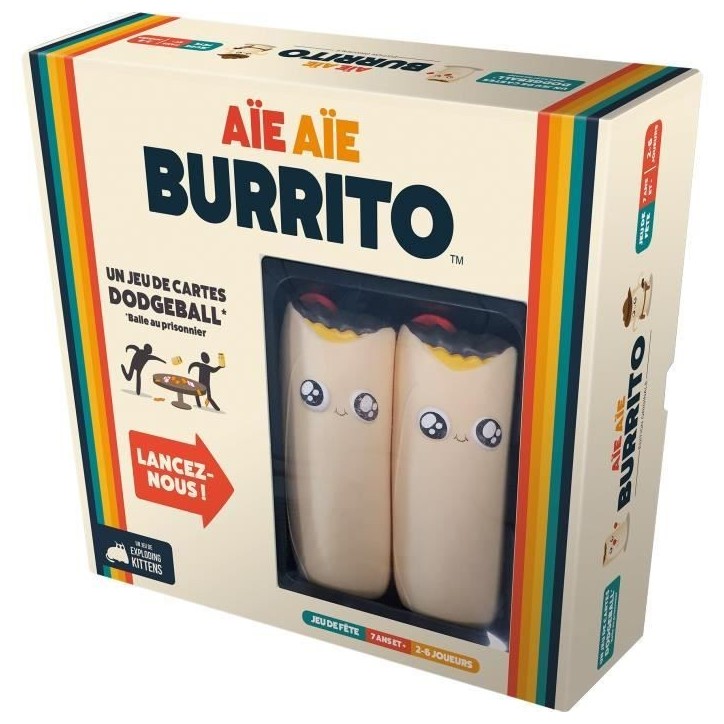 Jeu de société - ASMODEE - Aie Aie Burrito (Edition 2022) - Ambiance - 3 a 6 joueurs