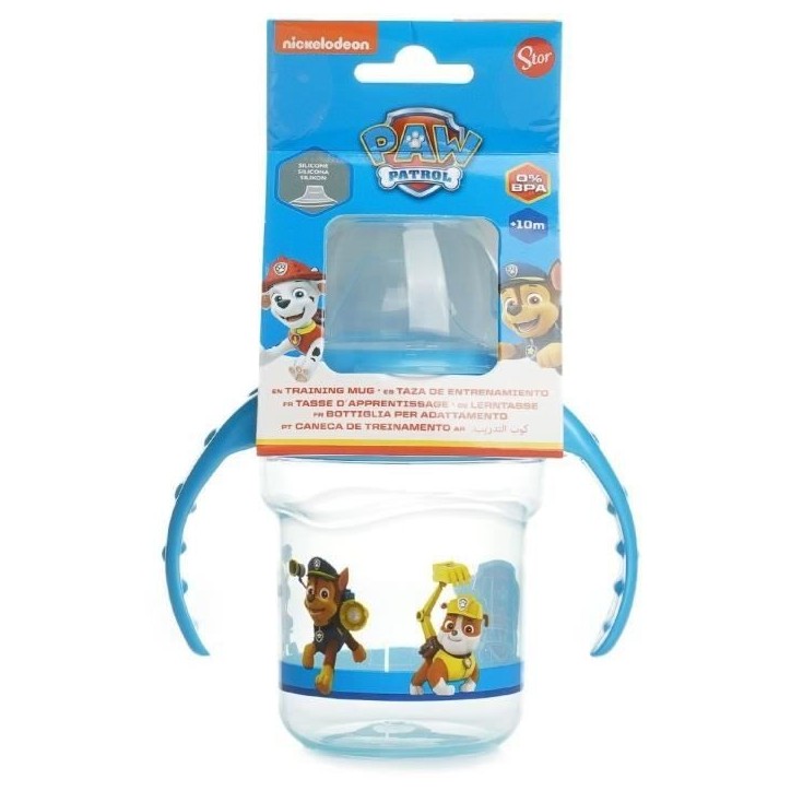 Tasse a poignée - THERMOBABY - 250 ml - Bec silicone - Anti-fuites - Pat'patrouille