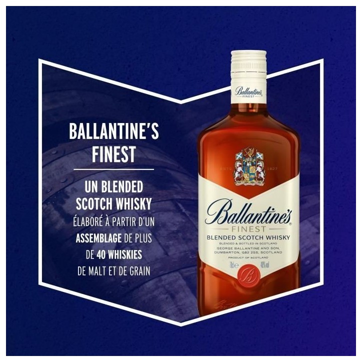 Ballantine's - Finest Whisky Ecossais - 40,0% Vol. - 70cl