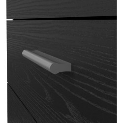 Commode - 4 tiroirs - Noir - L80,2 x P40,25 x H68,1 cm