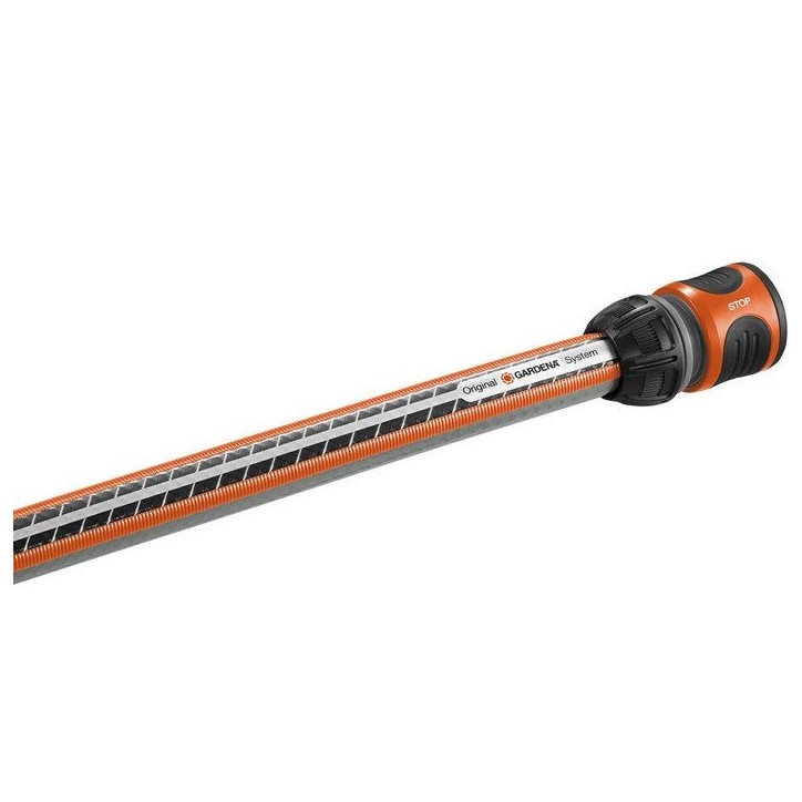 GARDENA Raccord d'arrosage Aquastop – Adapté tuyau Ø13mm & Ø15mm – Anti écoulement d'eau – Power Grip – Garantie 5 a