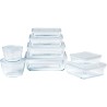 Lot de 8 plats de conservation - PYREX - Cook & Freeze - Verre - Recta