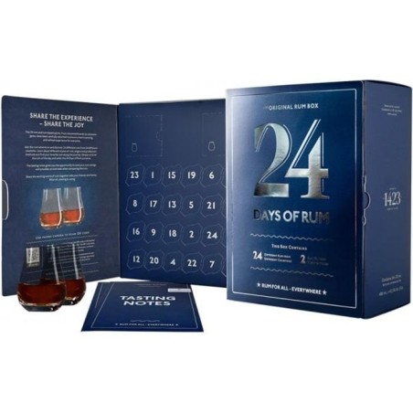 Coffret cadeau dégustation Rhum - 24 Days of Rum - 24 rhums du monde