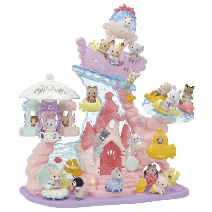 Figurines miniatures - SYLVANIAN FAMILIES - 5701 - Le château des sirenes Figurines miniatures - SYLVANIAN FAMILIES - 5701 - Le château des sirenes
