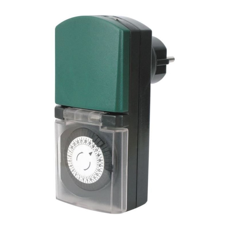 Programmateur mécanique extérieur - GAO - IP44 - 3680 W - Blanc - 16 Programmateur mécanique extérieur - GAO - IP44 - 3680 W - Blanc - 16