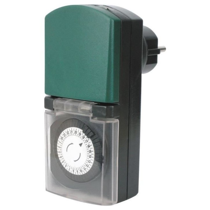 Programmateur mécanique extérieur - GAO - IP44 - 3680 W - Blanc - 16 A