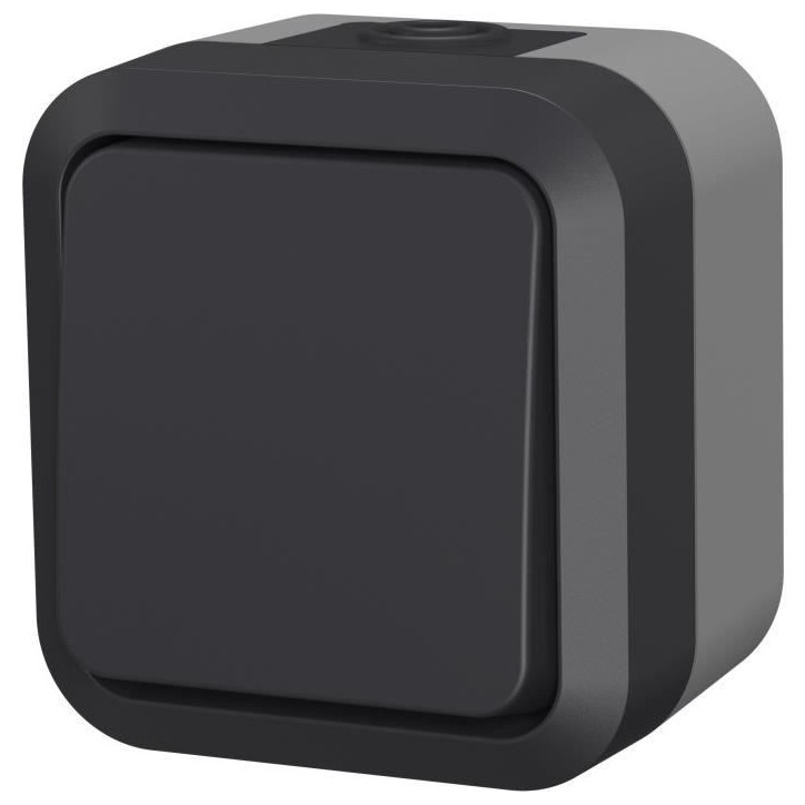 Poussoir - QUARX - Aqua Pro - Extérieur, 250V, 10A, IP55, conforme NF Poussoir - QUARX - Aqua Pro - Extérieur, 250V, 10A, IP55, conforme NF