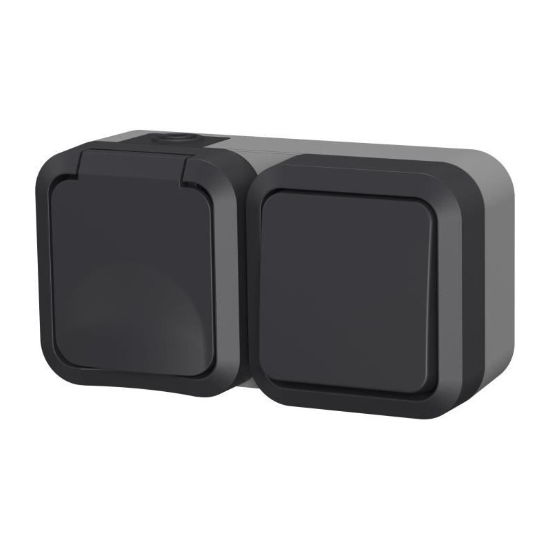Double prise - QUARX - Aqua Pro - Extérieure, verticale, IP55, 250V, Double prise - QUARX - Aqua Pro - Extérieure, verticale, IP55, 250V,