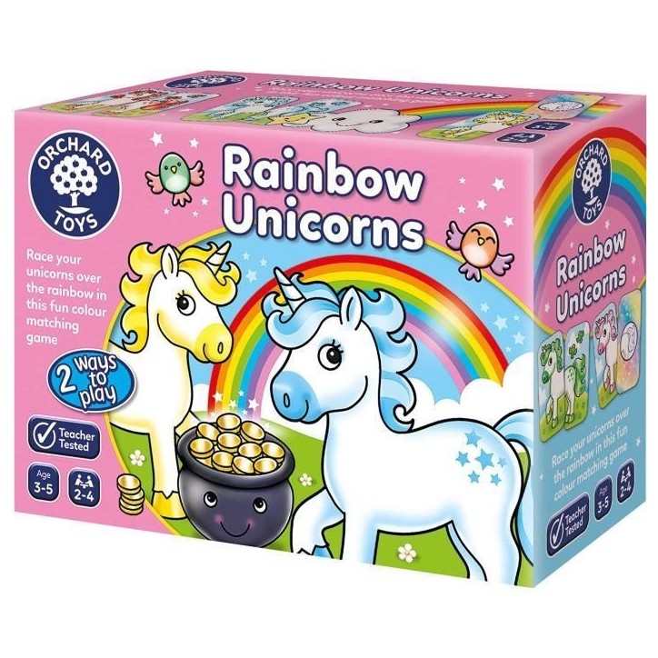 Licornes multicolores - Jeu de paires - ORCHARD Licornes multicolores - Jeu de paires - ORCHARD