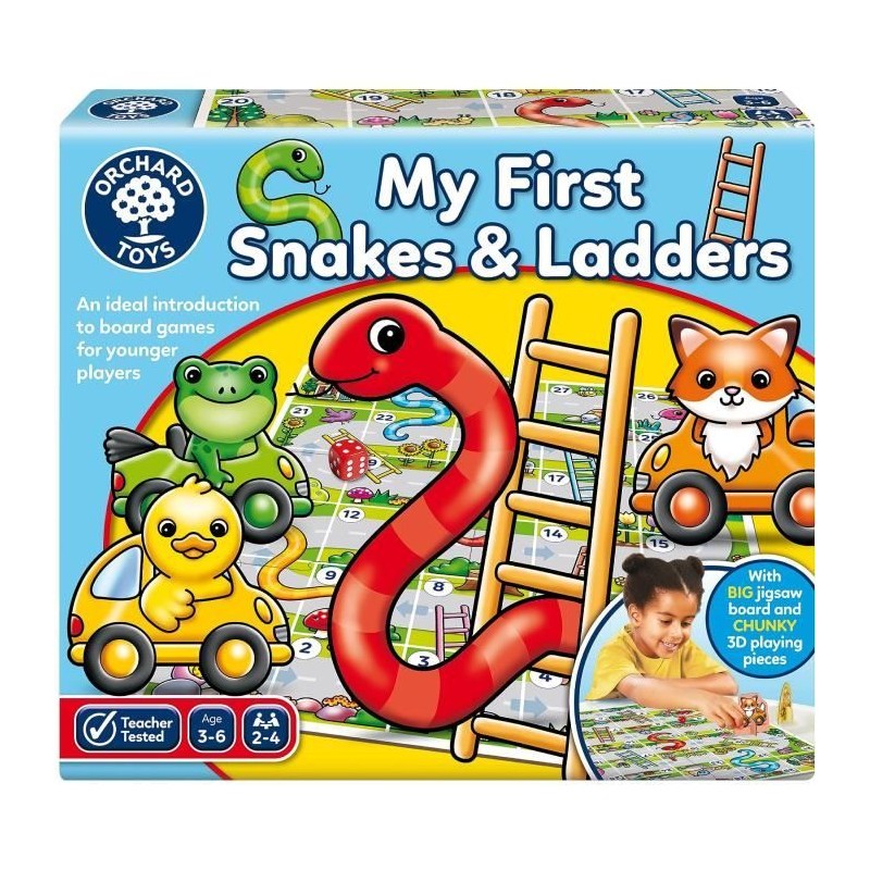 Echelles et serpents - Jeu de société - ORCHARD Echelles et serpents - Jeu de société - ORCHARD