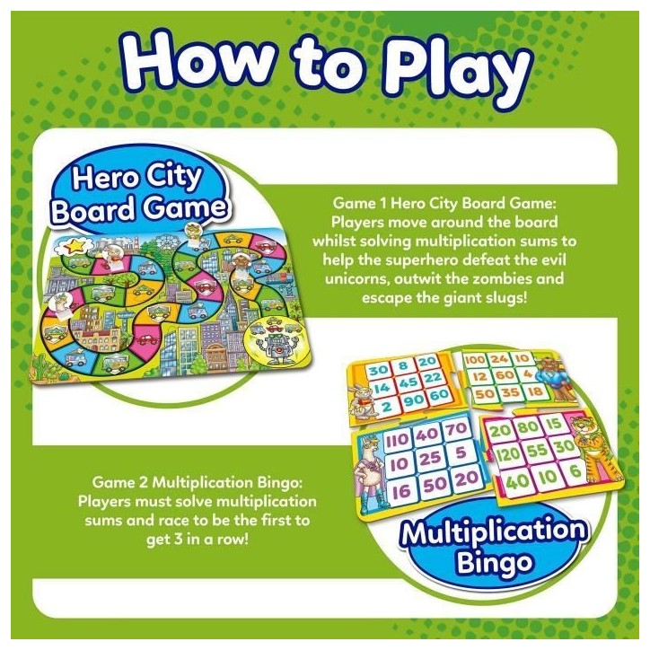 Time tables heroes - Jeu de calcul - ORCHARD Time tables heroes - Jeu de calcul - ORCHARD
