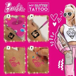 Tatouages Barbie - LISCIANI - Barbie - Glitter Tattoo - Tatouages pail