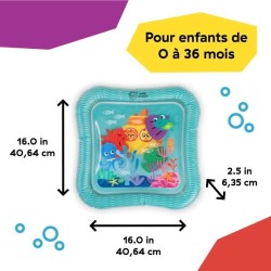 BABY EINSTEIN Tapis a eau bébé Découverte sensorielle Ocean Explore