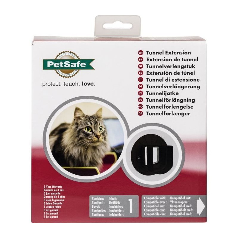Tunnel d'extension pour porte - PETSAFE - MICROSHIP - Brun Tunnel d'extension pour porte - PETSAFE - MICROSHIP - Brun