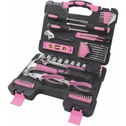 Ensemble d'outils - FIELDMANN - FDG 5010-53R - 53 pieces - Couleur ros