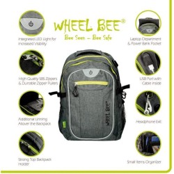 Sac a dos - SCHILDKRÖT - Wheel Bee Revolution - LED - Polyester 600D