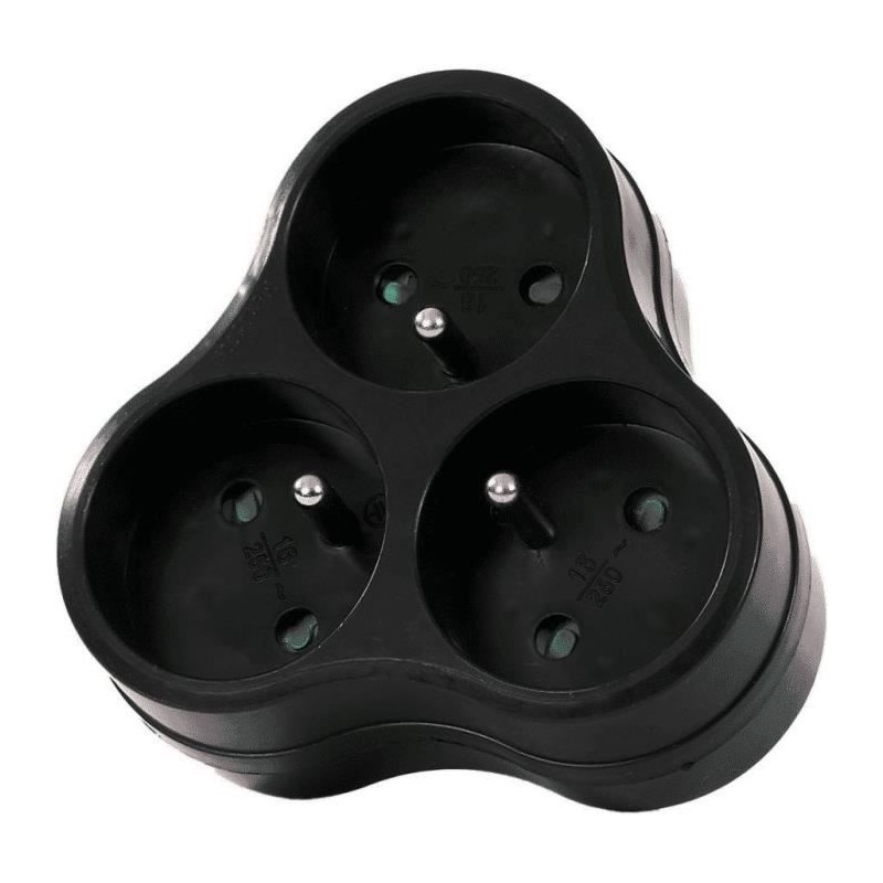 Triplite - GAO - 3x16A - Gris anthracite, conforme NF Triplite - GAO - 3x16A - Gris anthracite, conforme NF