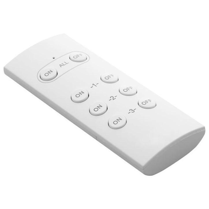 Pack de 2 prises télécommandées pour utilisation extérieure + télécommande - GAO - 230 V - Noir Pack de 2 prises télécommandées pour utilisation extérieure + télécommande - GAO - 230 V - Noir