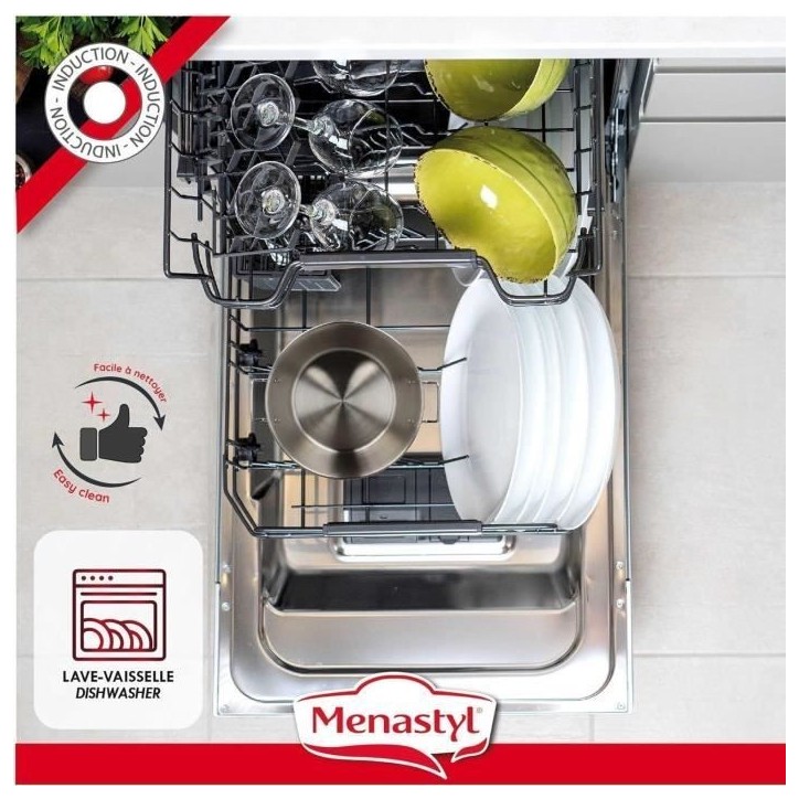 Bassine a confiture - MENASTYL - 4615452 - Acier inoxydable - 40,5 cm - 17 litres Bassine a confiture - MENASTYL - 4615452 - Acier inoxydable - 40,5 cm - 17 litres