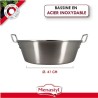 Bassine a confiture - MENASTYL - 4615452 - Acier inoxydable - 40,5 cm