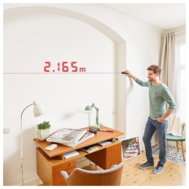 Bosch Télémetre laser Zamo - Précision 3 mm - Portée 25 m - Rechargeable USB Bosch Télémetre laser Zamo - Précision 3 mm - Portée 25 m - Rechargeable USB