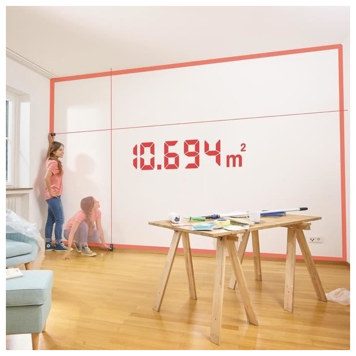 Bosch Télémetre laser Zamo - Précision 3 mm - Portée 25 m - Rechargeable USB Bosch Télémetre laser Zamo - Précision 3 mm - Portée 25 m - Rechargeable USB