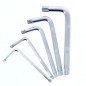 jeu de 5 clés coudées XZN - PRECISION STEEL - 12 Pans mâles - 5-6-8-10-12 - Acier au chrome-vanadium