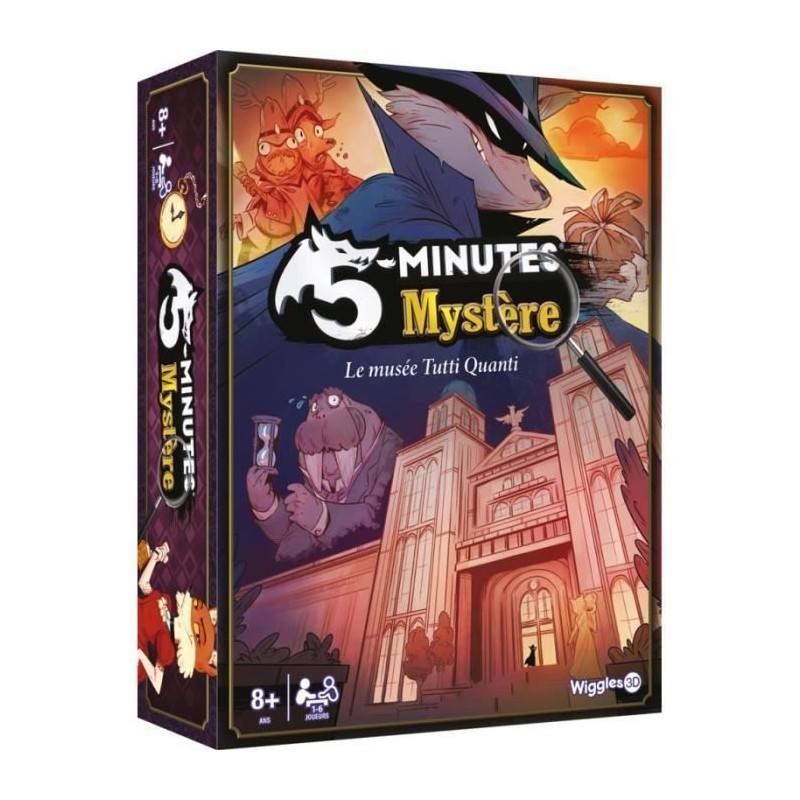 Jeux de société - WIGGLES 3D - 5 Minutes Mystere - Jeu de cartes Jeux de société - WIGGLES 3D - 5 Minutes Mystere - Jeu de cartes