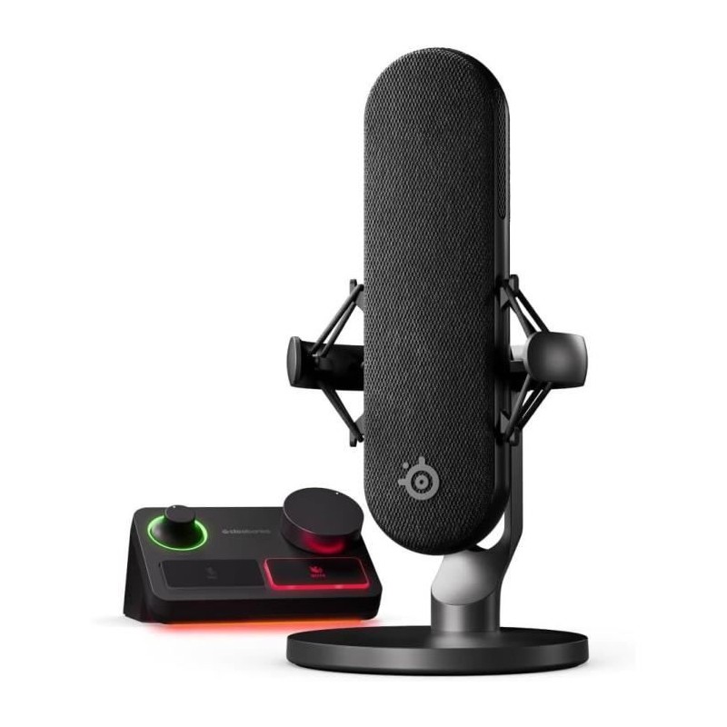 Micro Gaming XLR de qualité studio - STEELSERIES - ALIAS PRO - Noir Micro Gaming XLR de qualité studio - STEELSERIES - ALIAS PRO - Noir