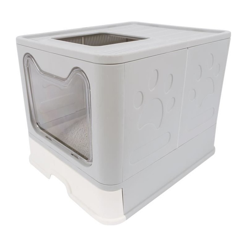 Maison de toilette - M PETS - SILE TOP - Gris - 51 x 41 x 12.5 cm - Pr Maison de toilette - M PETS - SILE TOP - Gris - 51 x 41 x 12.5 cm - Pr