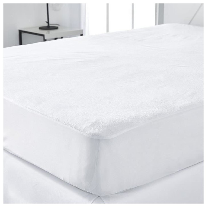 Protege matelas imperméable - TODAY - Essential - 140x190 cm - Blanc - Synthétique