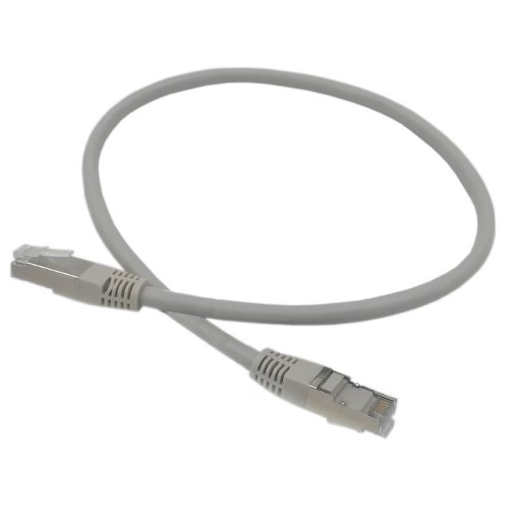 Câble RJ45 Cat.6 blindé F/UTP - LINEAIRE - PCC6FA5 - 0,5 m